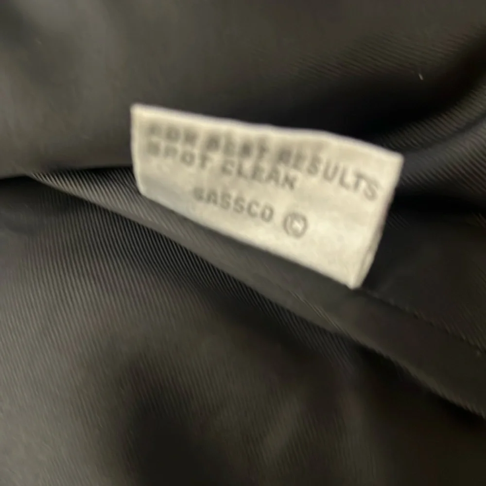 Nolan Miller Sz 6 Black Wool and Black Sequins Blazer Jacket